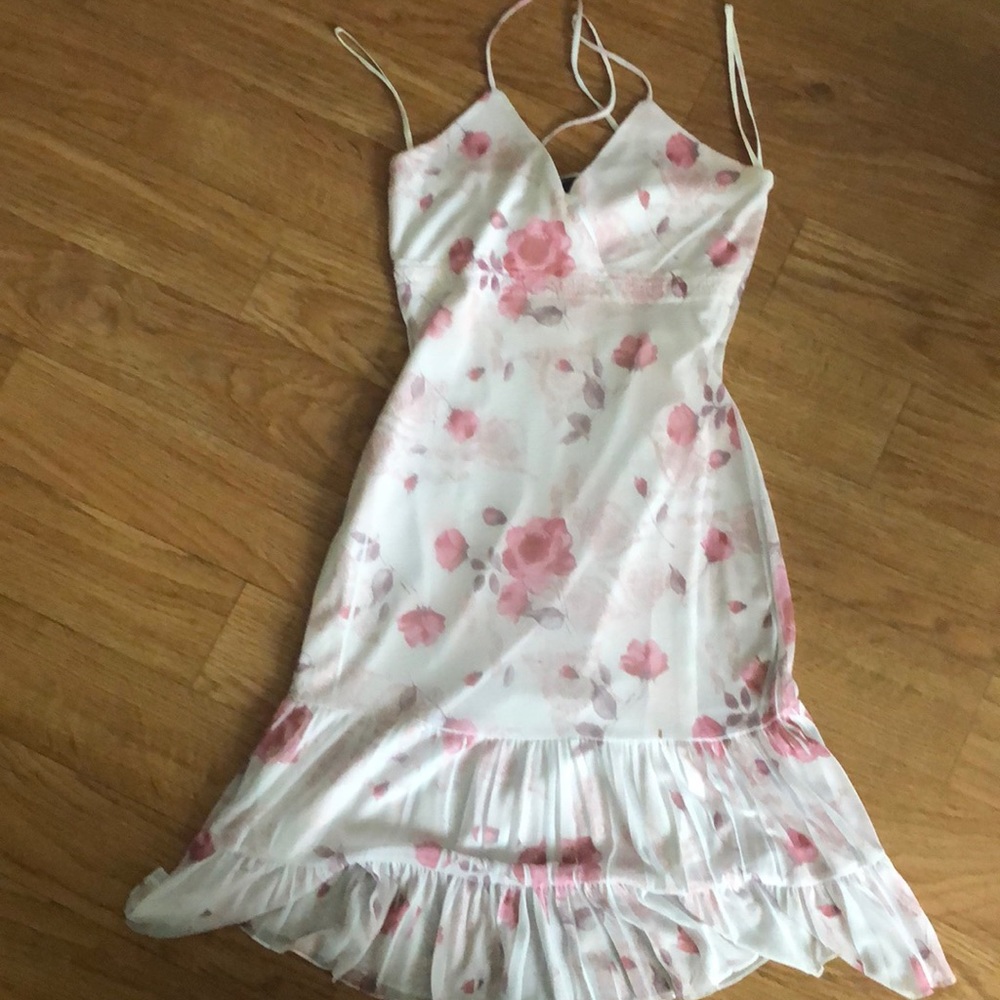 Light floral summer dress